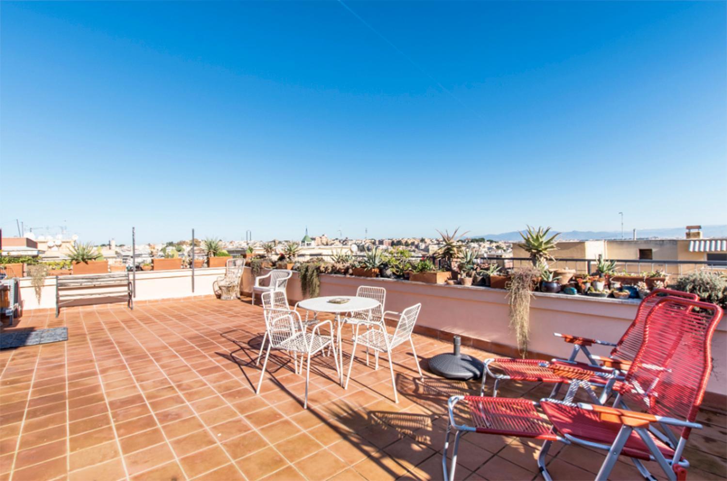 Rosa'S Terrace Roma Panoramic Penthouse Leilighet Eksteriør bilde