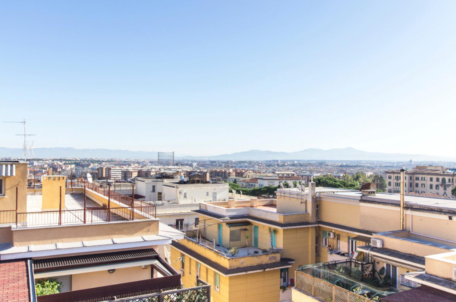 Rosa'S Terrace Roma Panoramic Penthouse Leilighet Eksteriør bilde